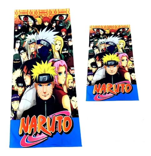 Toalha De Rosto Infantil Naruto