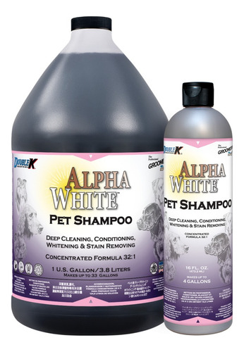 Shampoo Double K Alpha White Shampoo Blanqueador