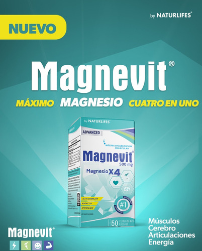 Magnesio X 50 Cápsulas 