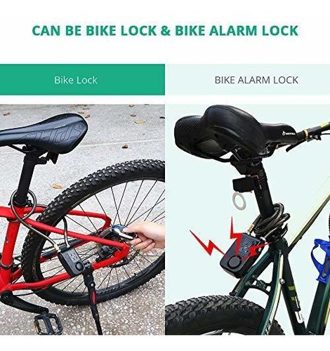 Wsdcam Bicicleta De Bloqueo De Alarma Sistema De Bloqueo De