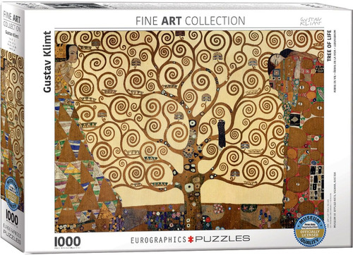 Imagen 1 de 1 de Rompecabezas Klimt Árbol De Vida 1000 Pz Eurographics Arte