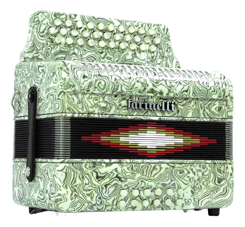 Farinelli 3012z Acordeón Farinelli 31 Botones Zebra Sol