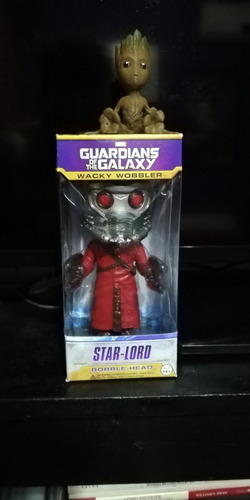 Funko Wacky Wobbler Star Lord Guardianes Galaxia #funkonauta