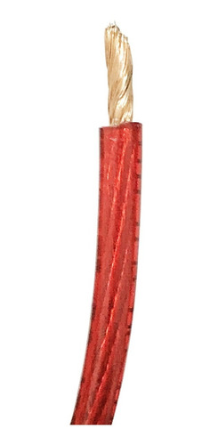 Imagen 3 de 4 de Cable P/ Potencia 8 Gauge Libre Oxigeno Rojo X Metro