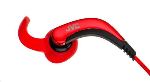 Audifonos Deportivos Contra Agua Con Clip Jvc Ha-etr40 Color Rojo