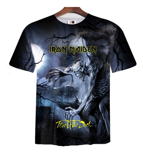 Remera Zt-0448 - Iron Maiden Fear Of The Dark