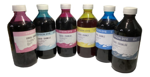 Kit 6 Tintas Para Epson Inktec De 250ml | Alpha Ink