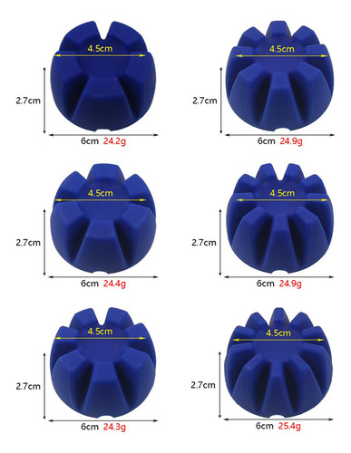 6 Piezas De Modelos De Silicona Con Base De Flores Para