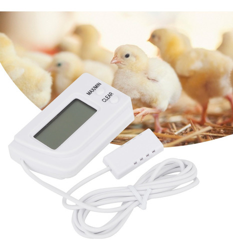 Lcd Digital Huevo Incubadora Termómetro Humedad Temperatura