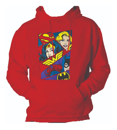 Buzos Busos Hoodie Super Heroes Heorinas Dama 