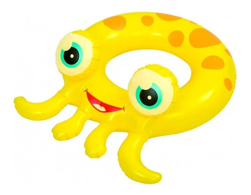 Imagen 2 de 4 de Flotador Aro Inflable Rana Pulpo Infantil Salvavida Pileta