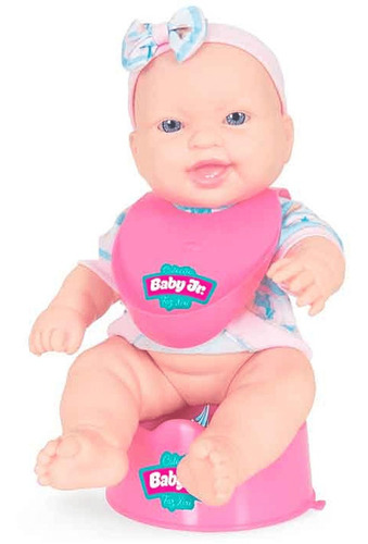 Boneca De Vinil Coleção Baby Junior Faz Xixi Cotiplás 2189