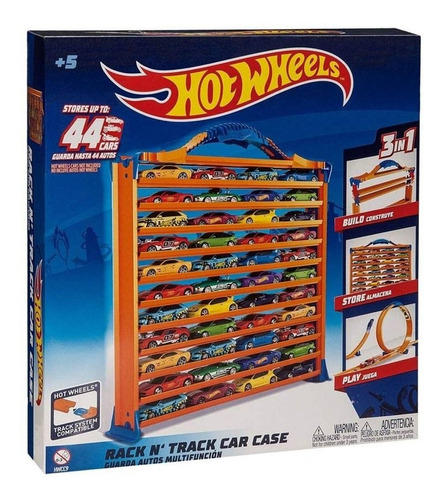 Guarda Autitos Hot Wheels 3 En 1 Multifunción Pista Original