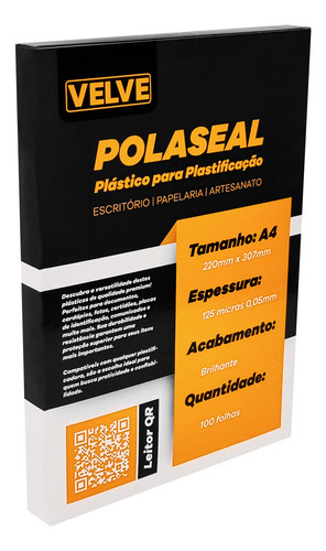 Plastificadora Laminadora Poliseladora A4 Velve Pla41r