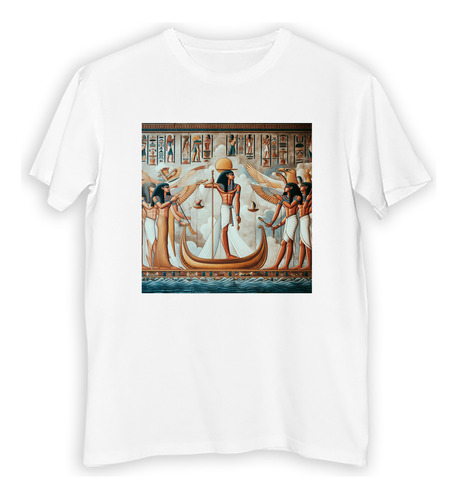 Remera Hombre Osiris Resurrección Y Juicio Egipto M3