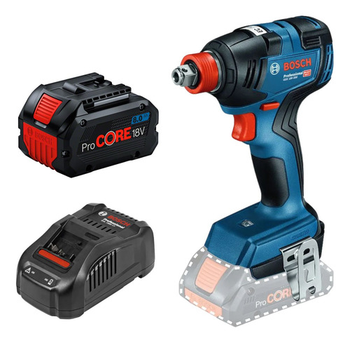 Chave De Impacto Gdx18v-200 Bosch Com Bateria E Carregador