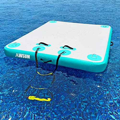 Inflable Alberca Awsum Plataforma Juego Aire Libre Playa Rio