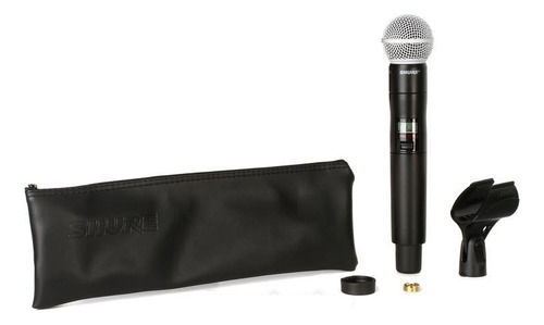 Shure Qlxd2 Sm58 Transmisor De Mano Inalámbrico Color Negro