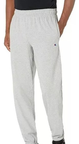 Pantalon De Buzo Champion Gris Oversize