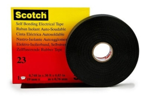 Cinta Aisladora Autosoldable 3m Scotch 23 X Rollo 4 Mts