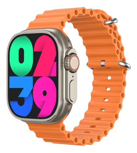 Reloj Inteligente Smartwatch Whatsapp Face Twit Deporte Caja Naranja