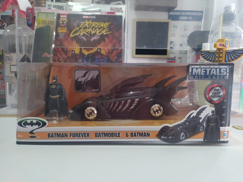 Batman Forever 1995 Batimóvil 1/24 Diecast + Figura Batman