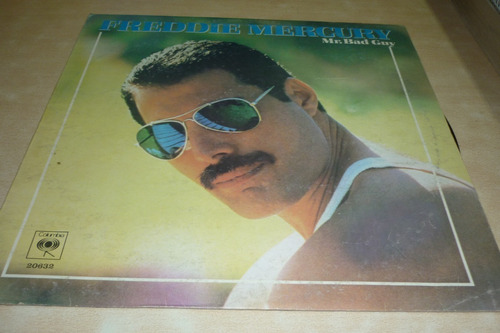 Freddie Mercury Mr Bad Guy Vinilo Insert Excelente