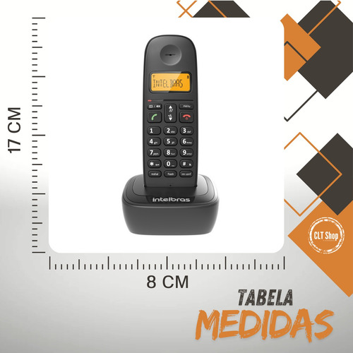 Combo Telefone Sem Fio Com 2 Ramal Para Comunicação Interna