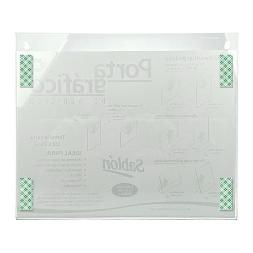 2 Pack Portagráfico Horizontal Tamaño Carta Con Adhesivo