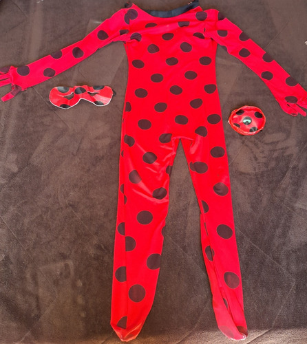 Traje De Lady Bug Para Niña Usado En Buen Estado 9/10