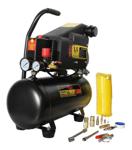 Compresor de aire eléctrico portátil Mikel's CA-1.5HP 12L 1.5hp 127V