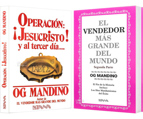 Og Mandino Operación Jesucristo + Vendedor Más Grande Mund 2