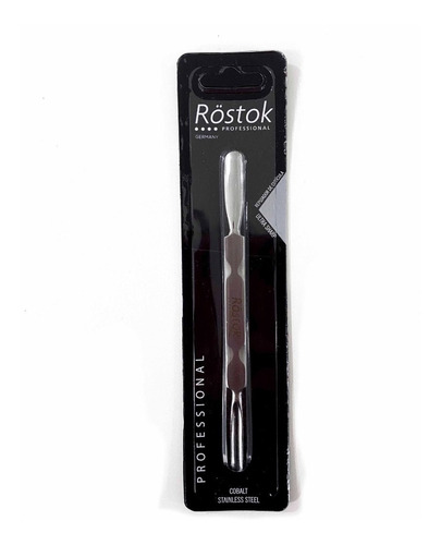 Repujador Cuticula Acero Inoxidable Mango Plano 14 Cm Rostok