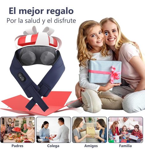 Masajeador De Espalda 4d Y Cuello Alivio Del Dolor Muscular