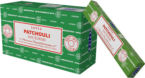 Varillas De   Nag Champa Patchouli, Paquete De 12