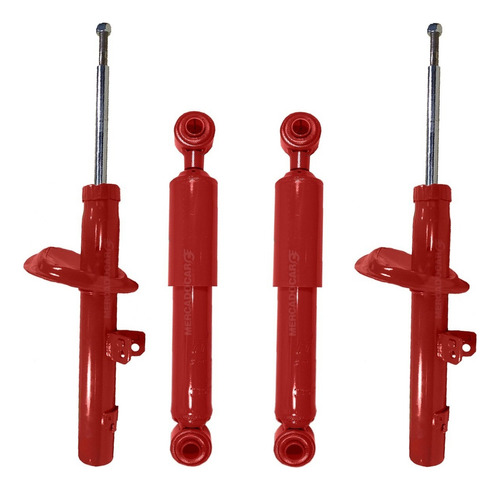 Kit 4 Amortiguadores Del Peugeot Partner 1.9 D Fric-rot