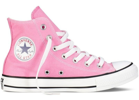 converse rosas mujer