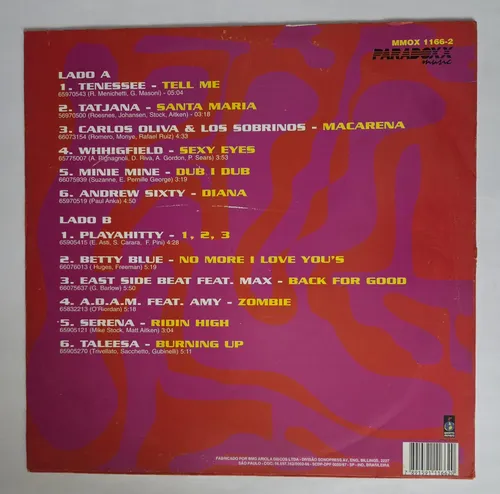 Lp Vinil Tv Dance 1995 - Raro | MercadoLivre