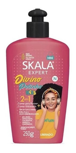 Crema De Peinar Divino Potinho Kids 250g Skala - 2 En 1