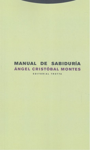 Manual De Sabiduría (libro Original)