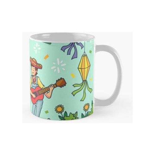 Taza Festa Junina Calidad Premium