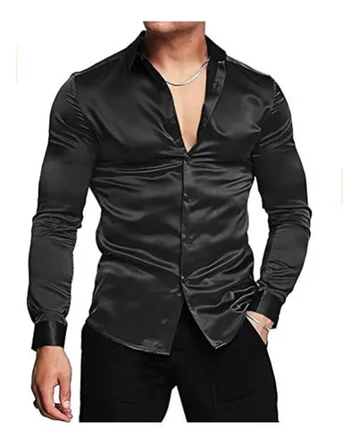Camisas de satin para hombre on sale