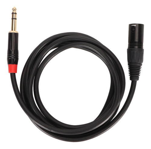 Cable De Micrófono Xlr A Trs De 1/4 Pulgadas Balanceado De 6