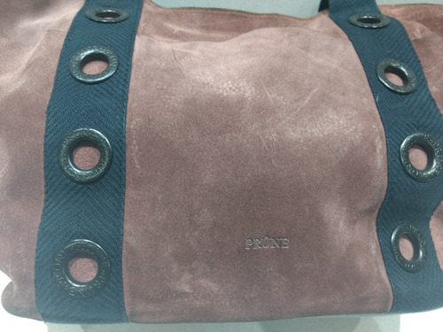 Cartera Prune Cuero Nobuk.