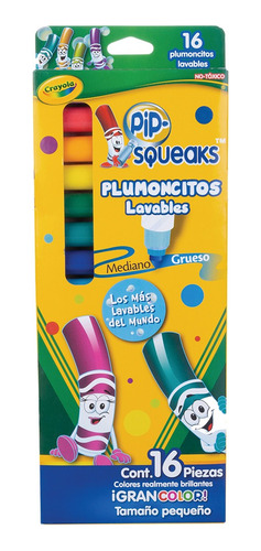 Plumones De Agua Varios Colores Crayola 16 Pza