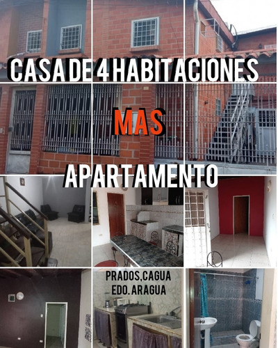 Economico Y Amplio Townhouse Mas Apartamento En Prados Cagua Maracay Corinsa