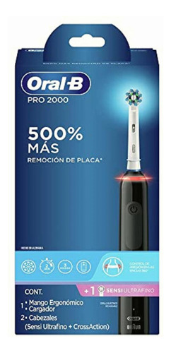 Oral-b, Cepillo Eléctrico Recargable Pro 2000 + Repuesto