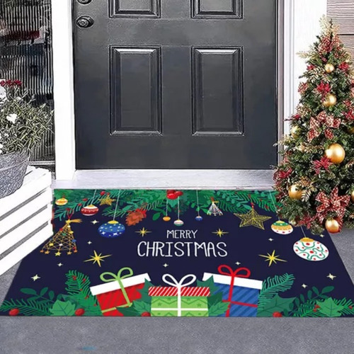 Alfombra De Entrada De Navidad, Decoración Navideña, Tapete