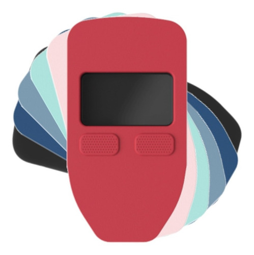 Trezor One Funda Silicona Hardware Wallet Azul Original