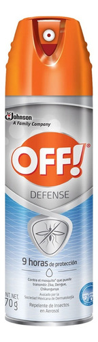 Off! Defense Repelente De Insectos En Aerosol 170gr